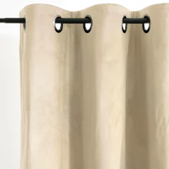 MOONDREAM Rideau velours 3 en 1 phonique thermique occultant Marilou - Darjeling