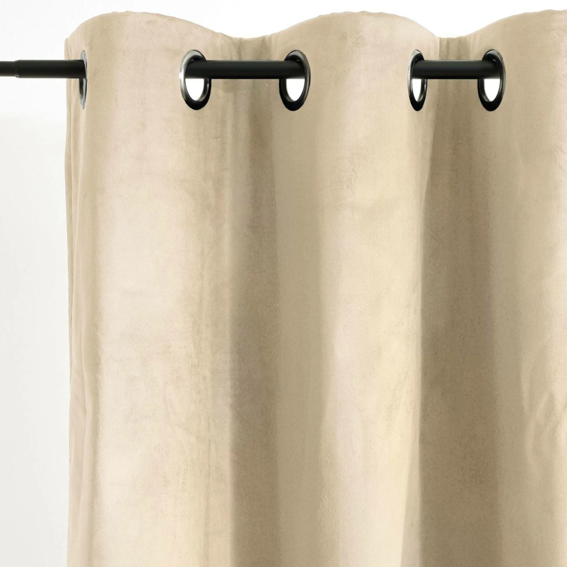 MOONDREAM Rideau velours 3 en 1 phonique thermique occultant Marilou - Darjeling