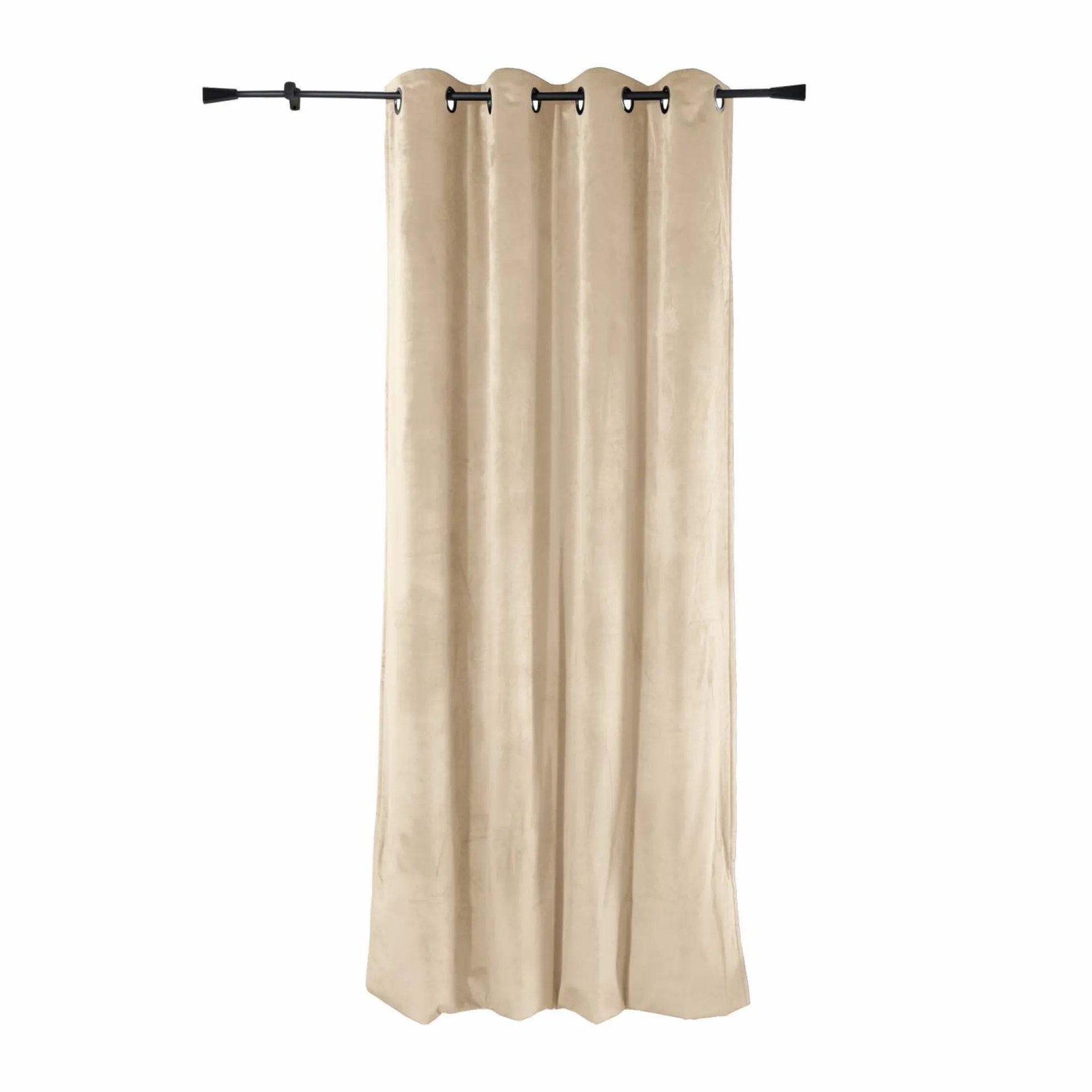 MOONDREAM Rideau velours 3 en 1 phonique thermique occultant Marilou - Darjeling