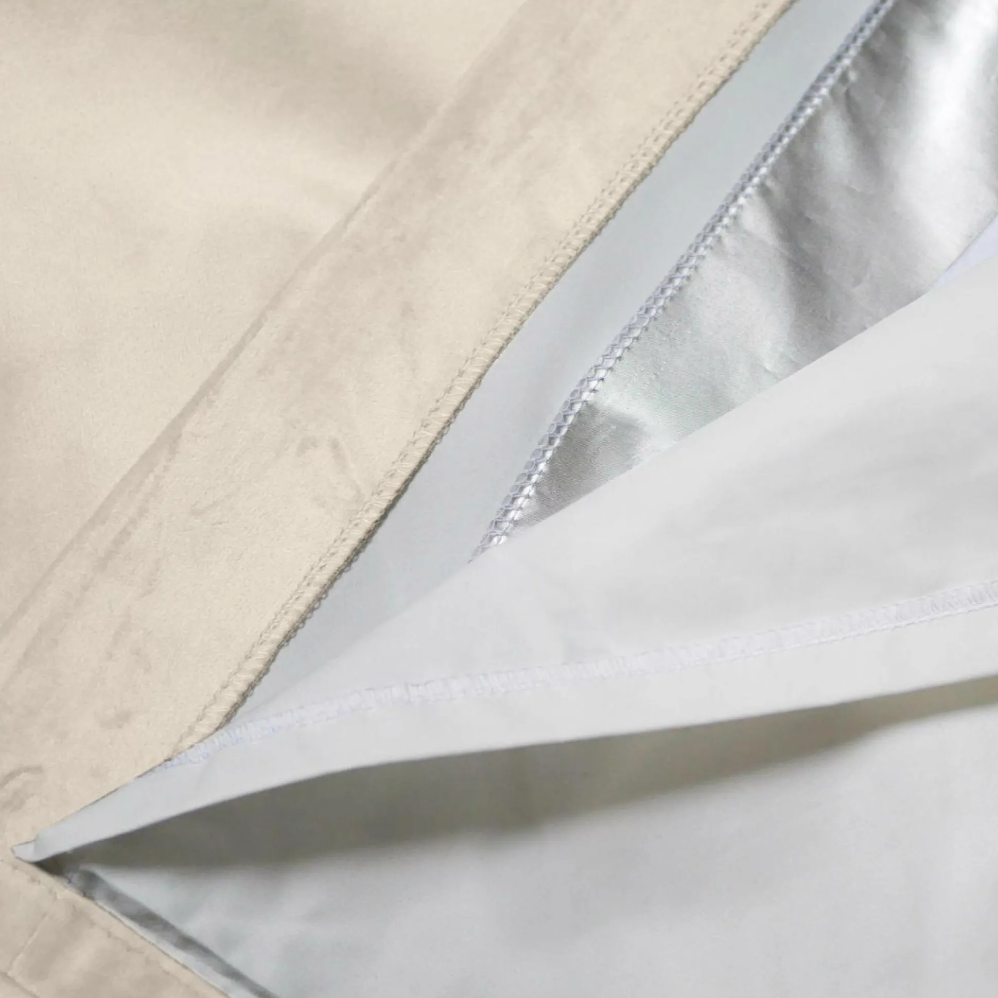 MOONDREAM Rideau velours 3 en 1 phonique thermique occultant Marilou - Darjeling