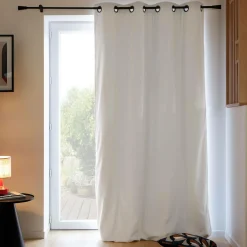 MOONDREAM Rideau velours 3 en 1 phonique thermique occultant Marilou - Blanc