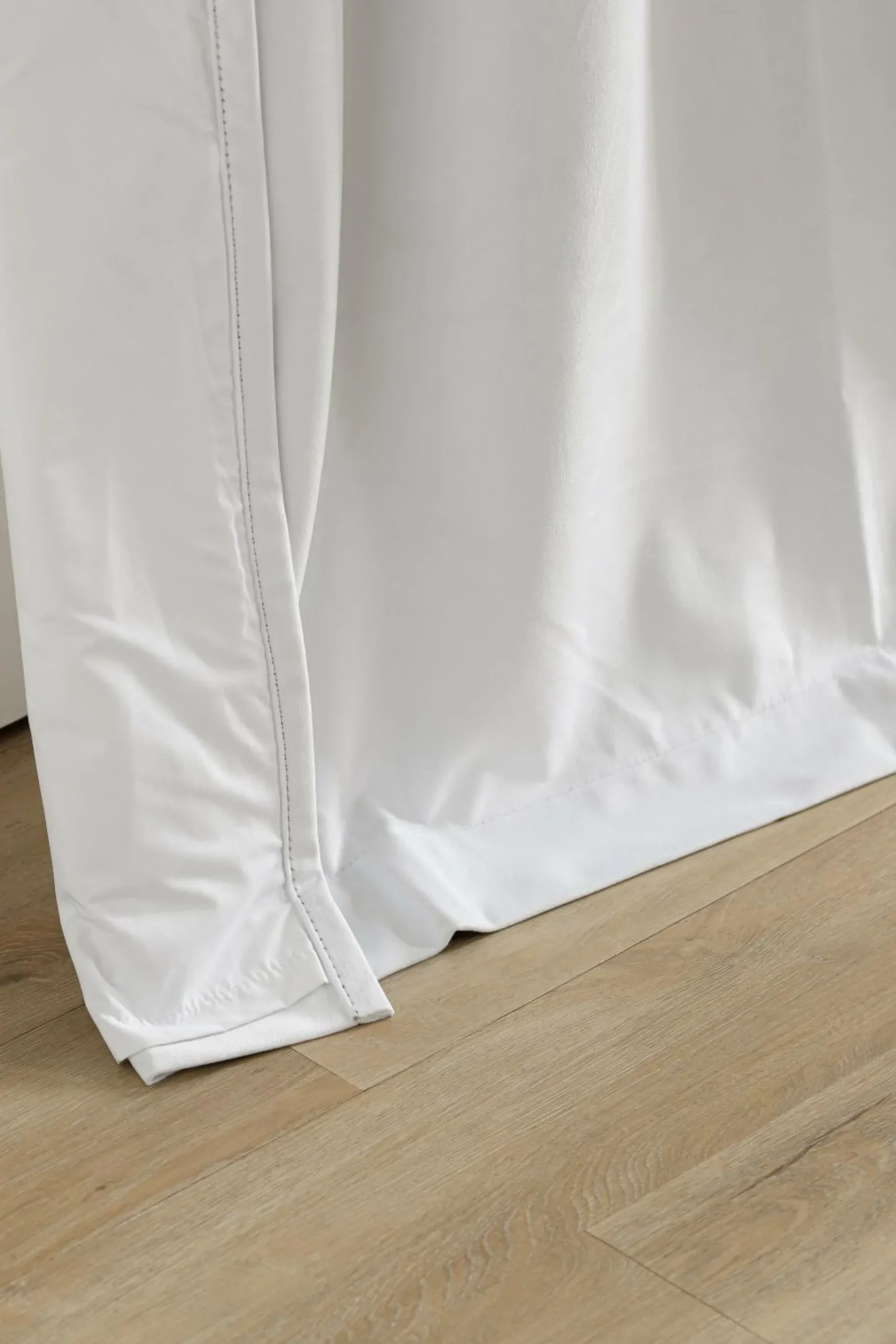 MOONDREAM Rideau velours 3 en 1 phonique thermique occultant Marilou - Blanc