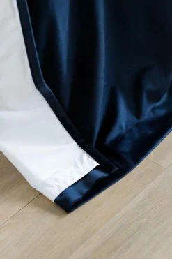 MOONDREAM Rideau velours 3 en 1 phonique thermique occultant Marilou - Marine