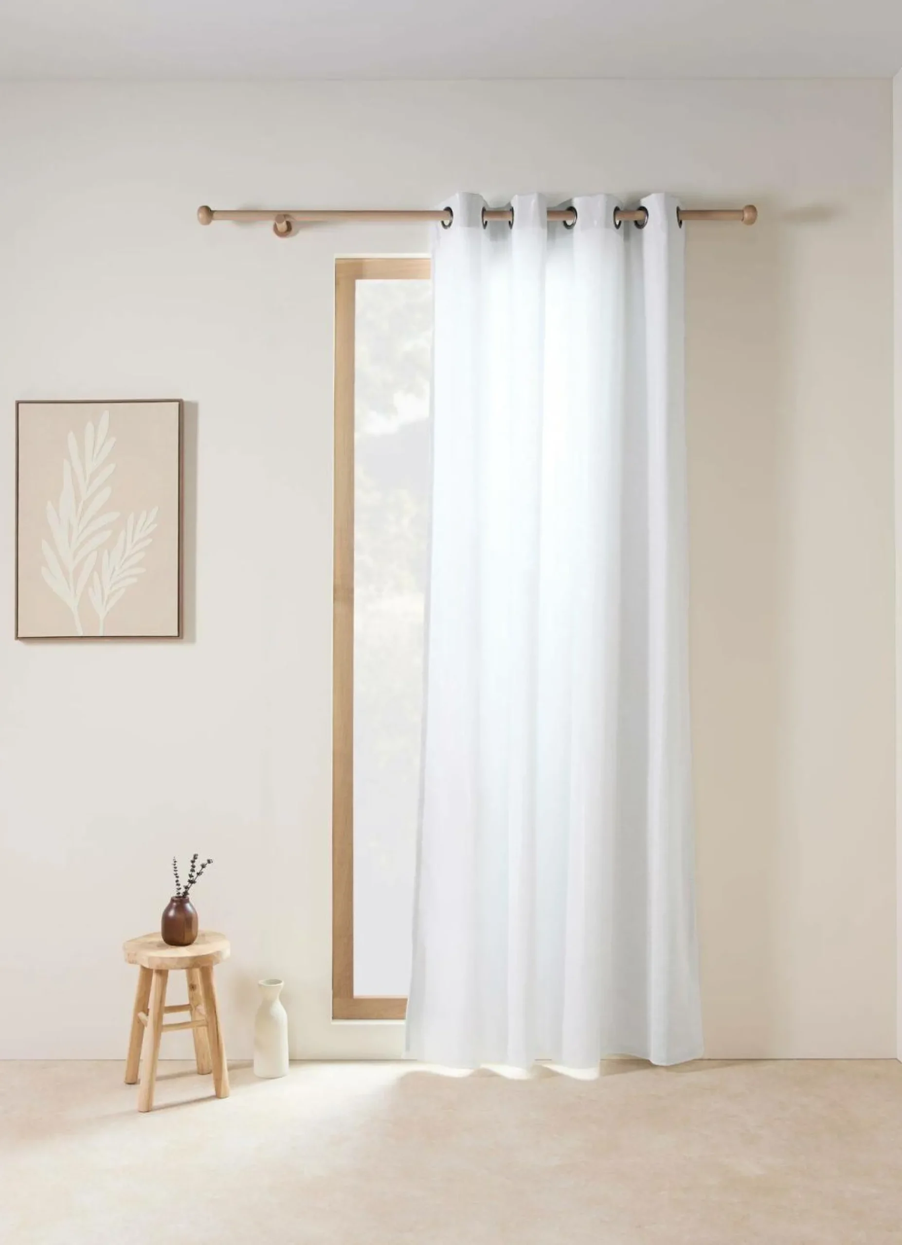 MOONDREAM Voilage thermique Lilou - Blanc