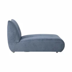 Méridienne pour canapé modulable tissu Benny - Bleu