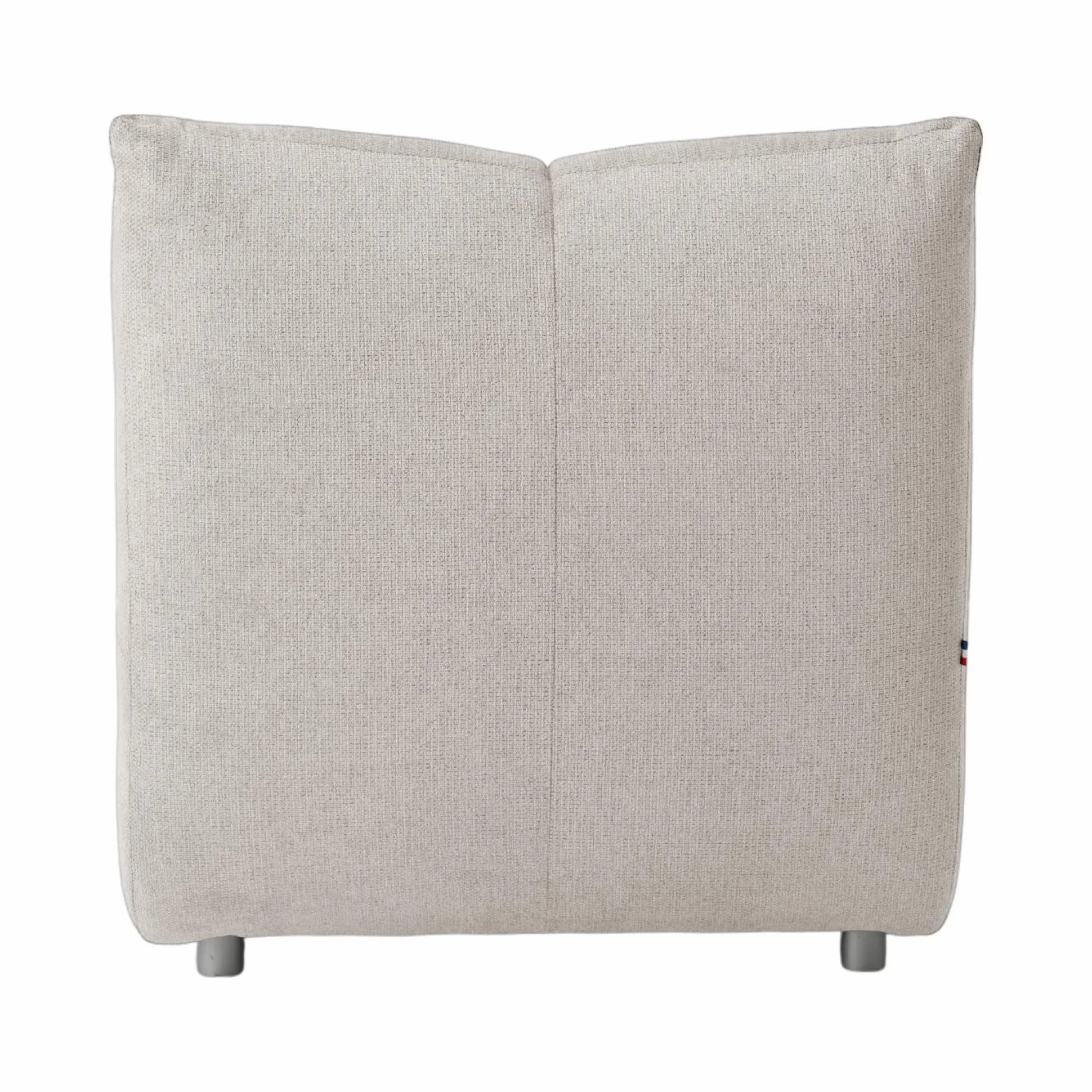 Méridienne pour canapé modulable tissu Benny - Naturel