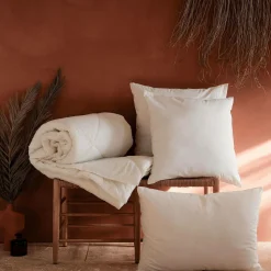 Oreiller moelleux coton bio - 60 x 60 cm