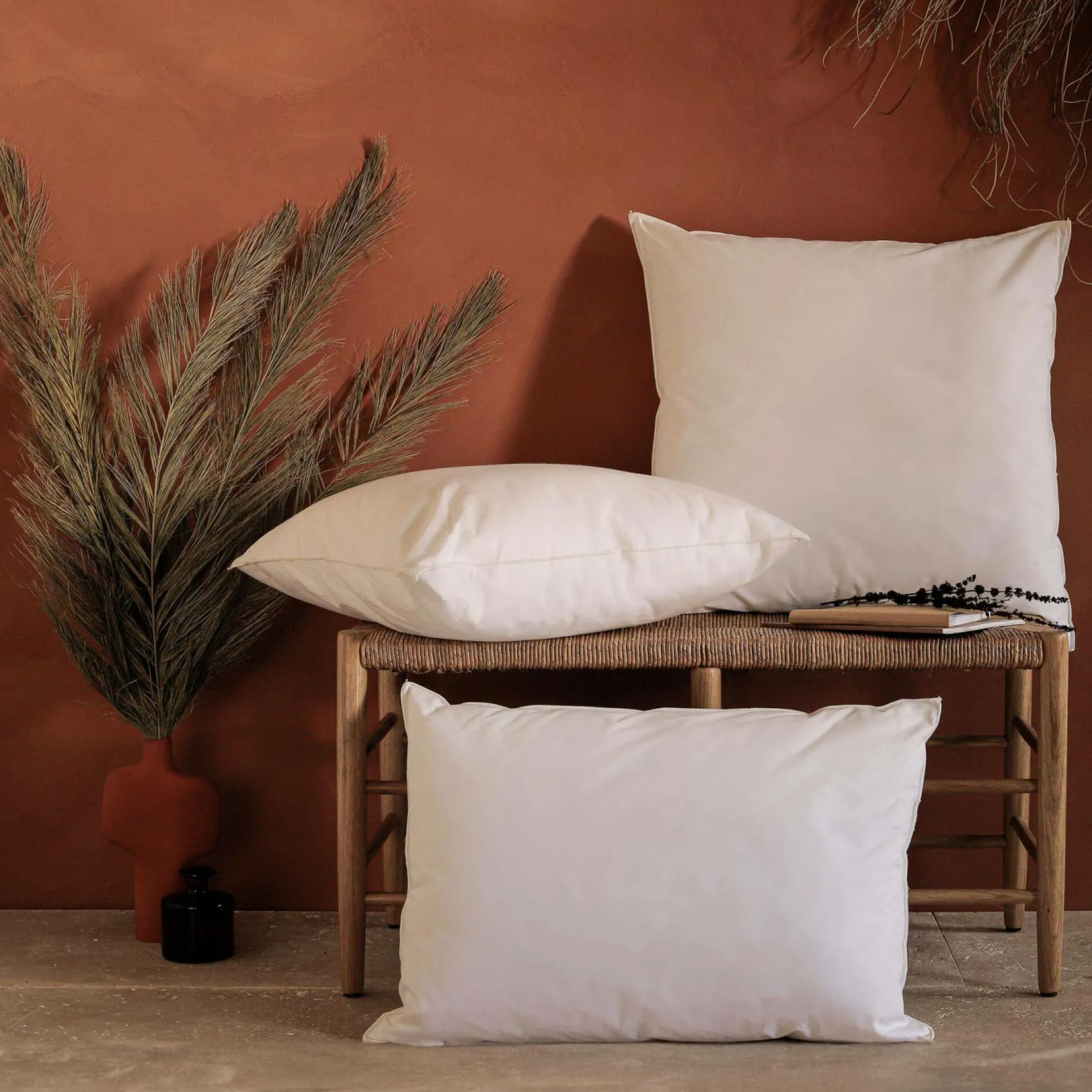 Oreiller moelleux sensation duvet - 60 x 60 cm