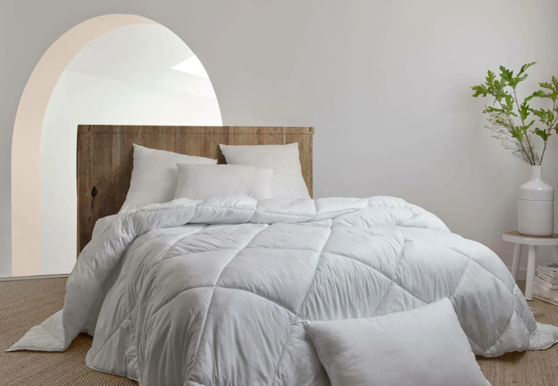 Oreiller plat recyclé Pacôme - 60 x 60 cm