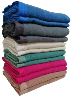 OURSON Couverture laine Woolmark Champagny - Ecru - 150 x 220 cm