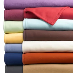 OURSON Couverture maille polaire Thermotec - Soleil - 100 x 150 cm