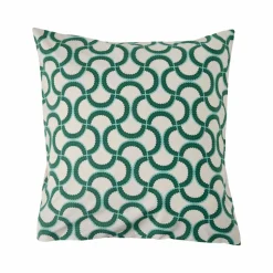Parure de lit coton bio Jardin Urbain - Vert Feuille - 240 x 220 cm