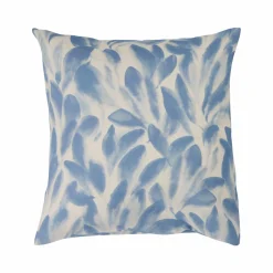 Parure de lit coton lin Plantain - Ecru/Bleu gris - 240 x 220 cm