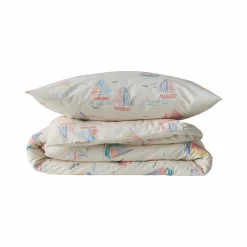 Parure de lit coton Maman les p'tits bateaux - 140 x 200 cm