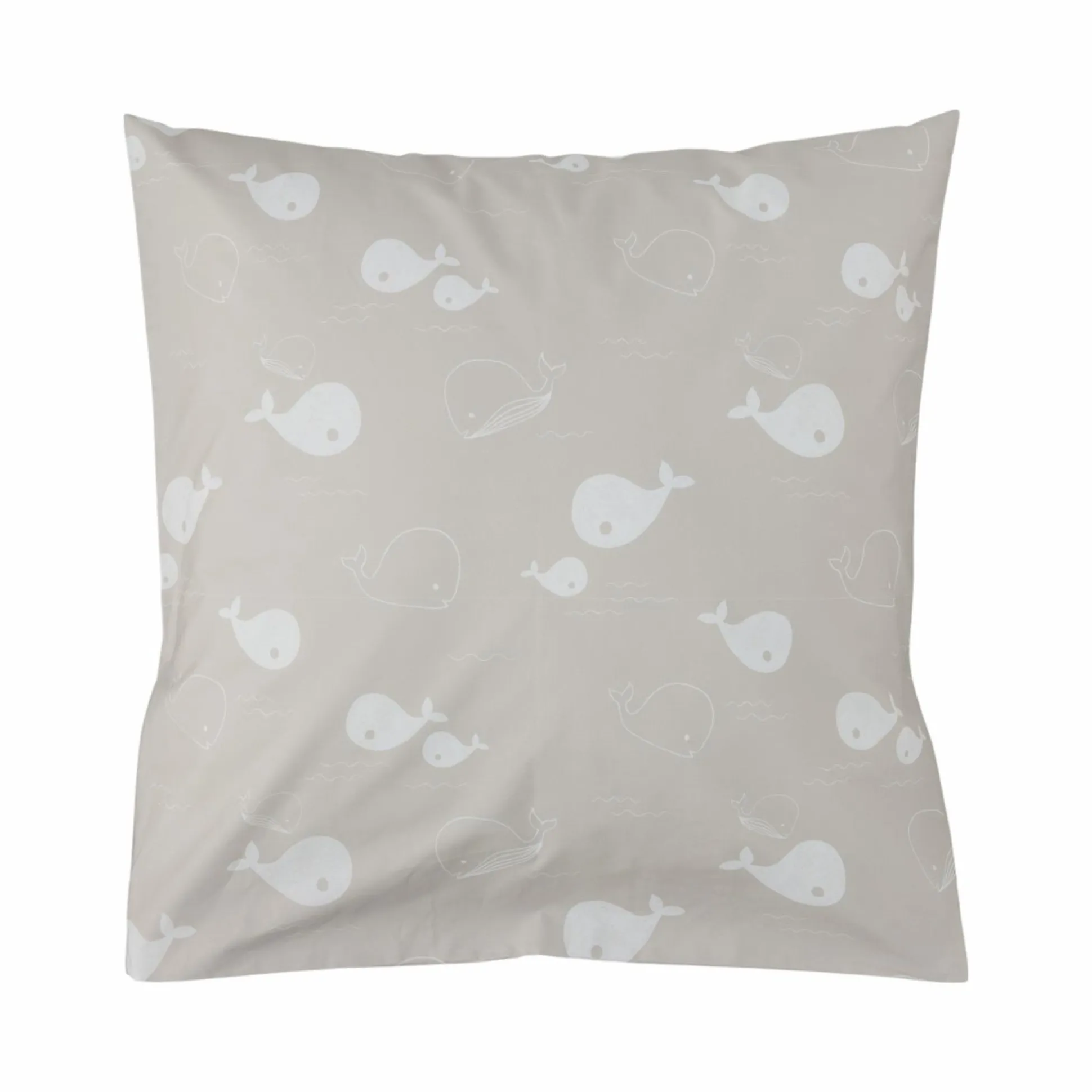 Parure de lit coton P'tite Baleine - Galuchat - 140 x 200 cm