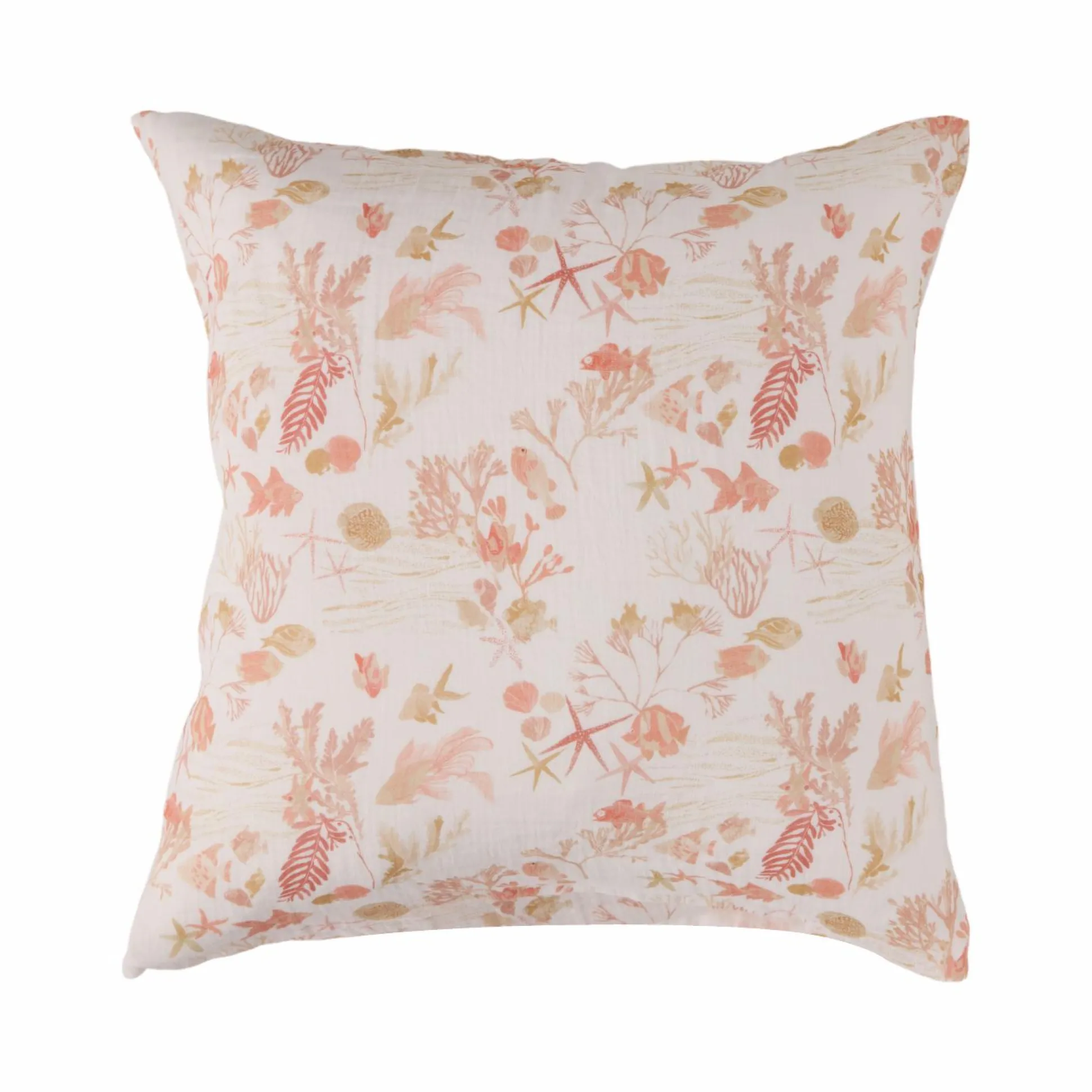 Parure de lit enfant gaze de coton Chansons d'eaux douces - Rouge - 140 x 200 cm