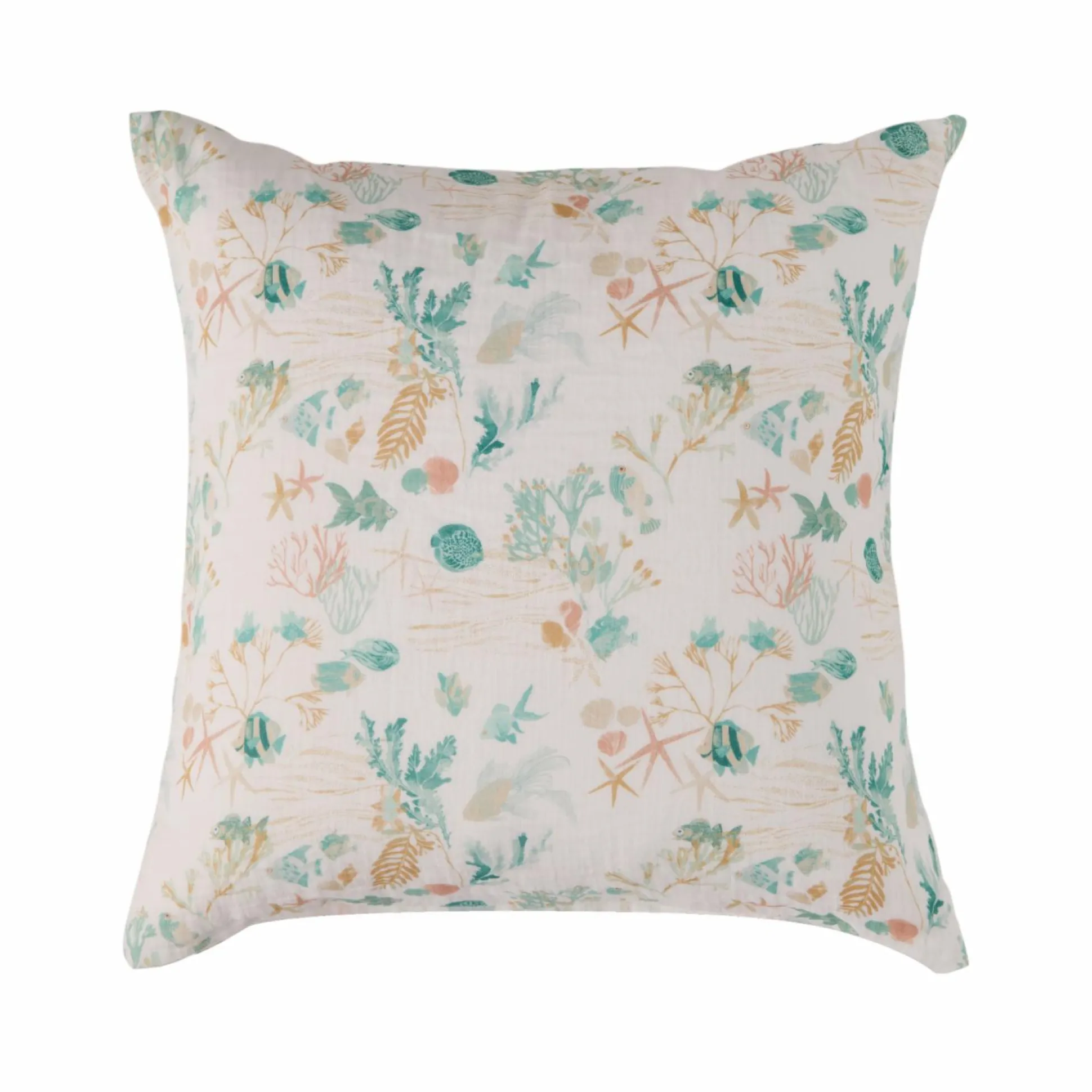 Parure de lit enfant gaze de coton Chansons d'eaux douces - Bleu - 140 x 200 cm