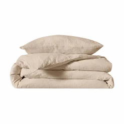 Parure de lit enfant gaze de coton bio Lou - Beige - 140 x 200 cm