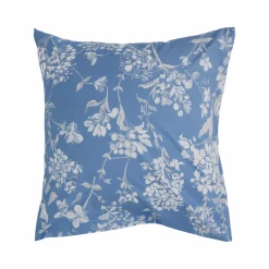 Parure de lit percale Passerage - Bleu - 240 x 220 cm