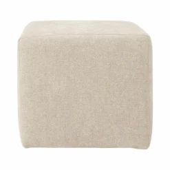 Petit pouf tissu Opus - Naturel