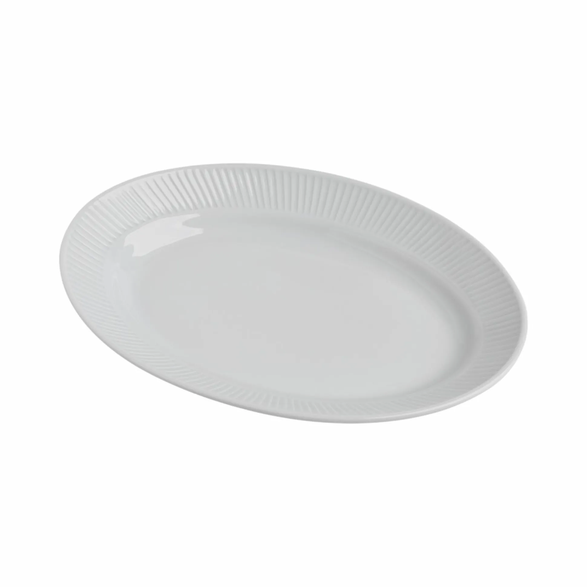 PILLIVUYT Plat ovale Plissé