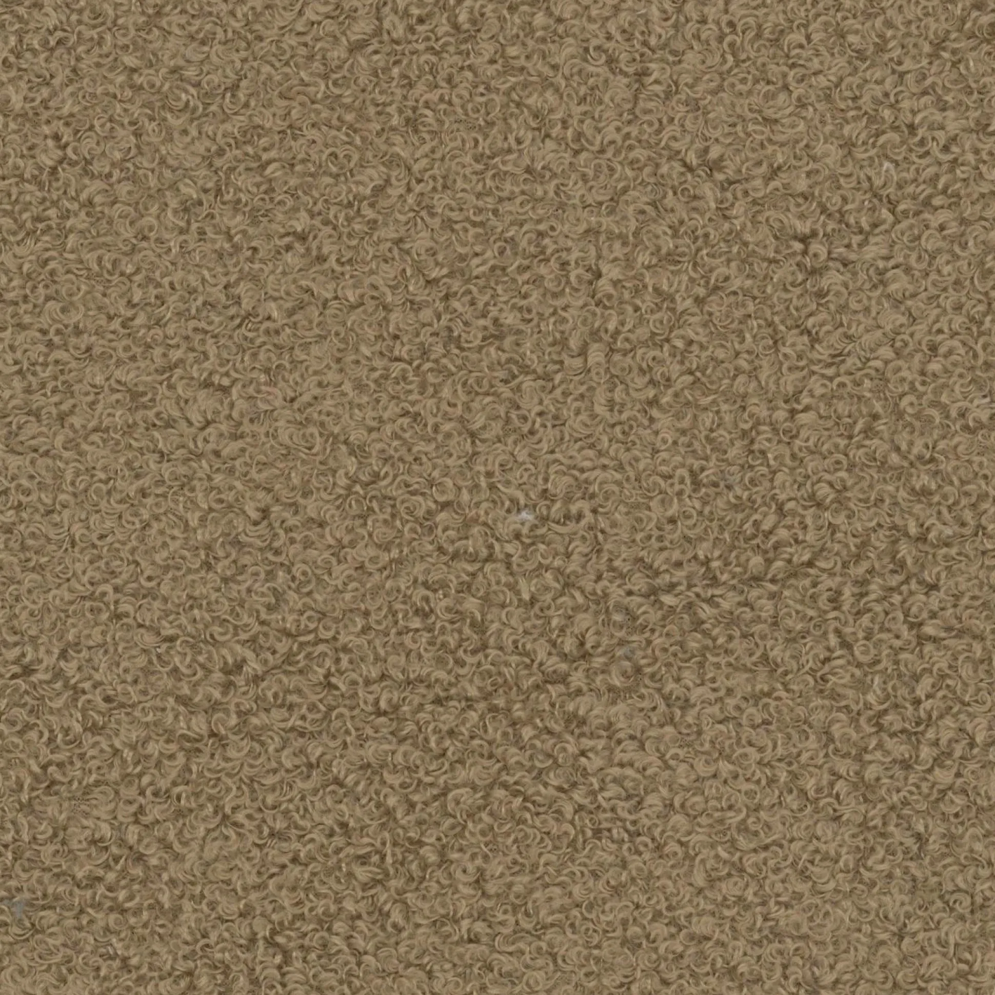 Pouf bouclette carré Ome - Beige