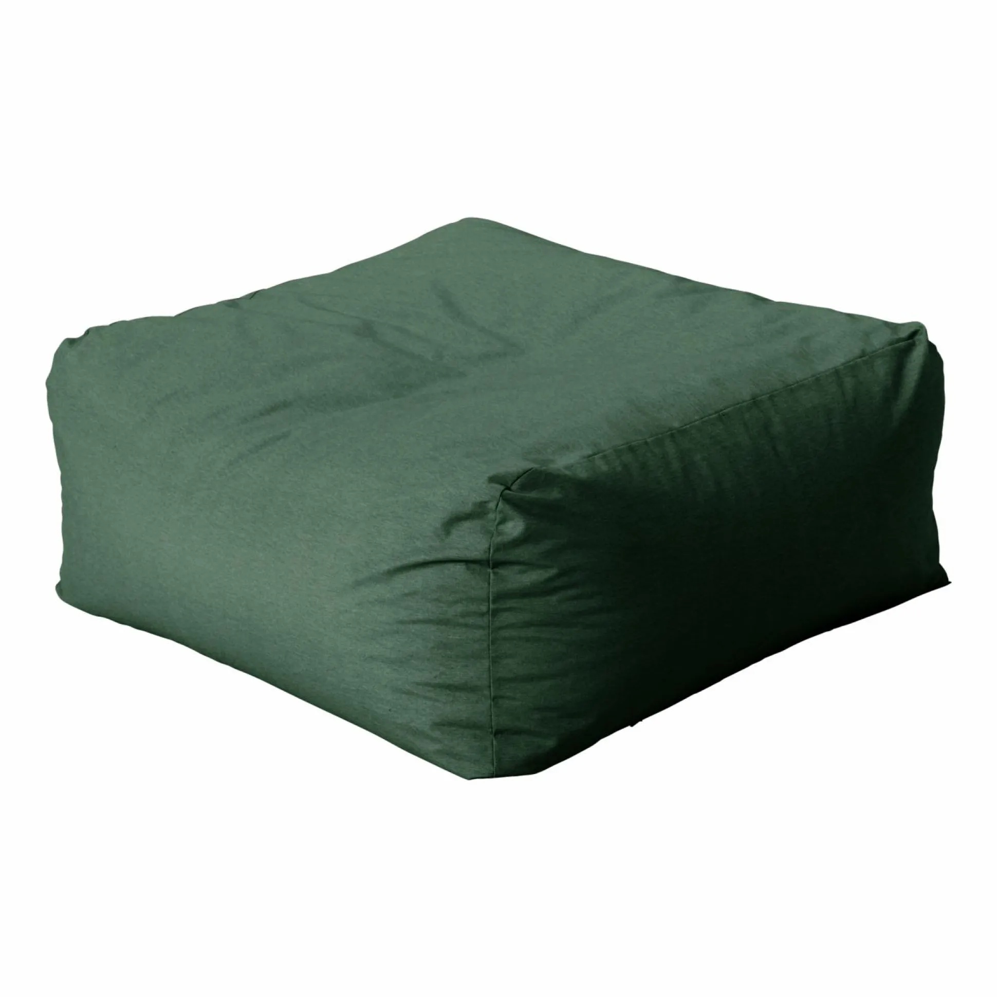 Pouf d'Extérieur Recyclé Heva - Vert Fougère