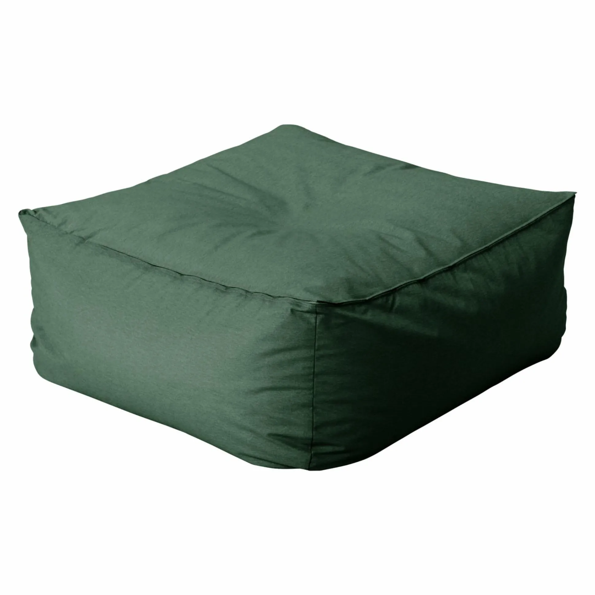 Pouf d'Extérieur Recyclé Heva - Vert Fougère