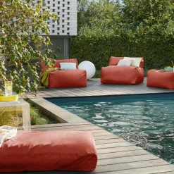 Pouf d'Extérieur Recyclé Heva - Tomette