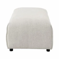 Pouf pour canapé modulable tissu Solal - Beige