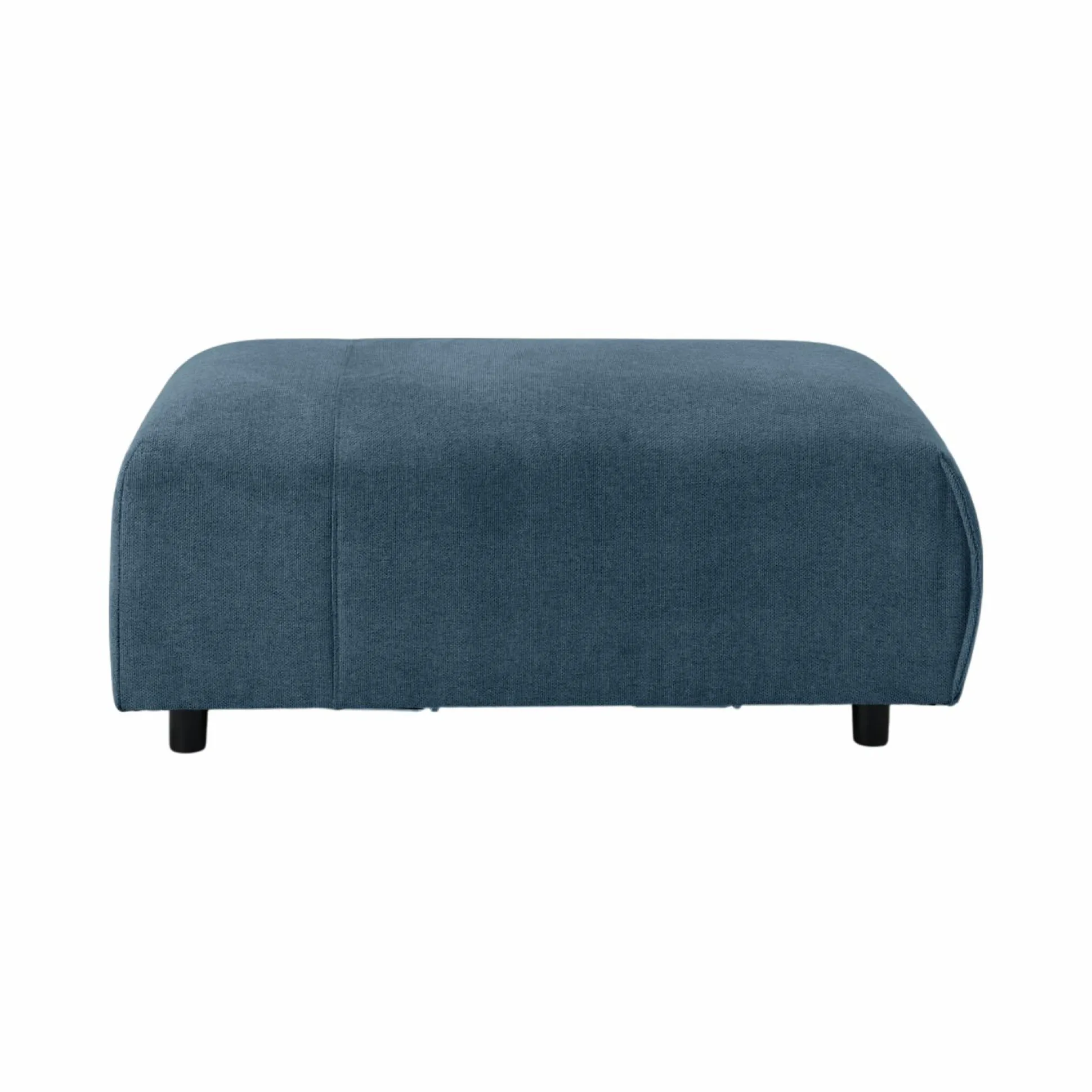 Pouf pour canapé modulable tissu Solal - Bleu