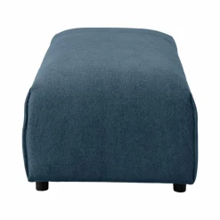 Pouf pour canapé modulable tissu Solal - Bleu