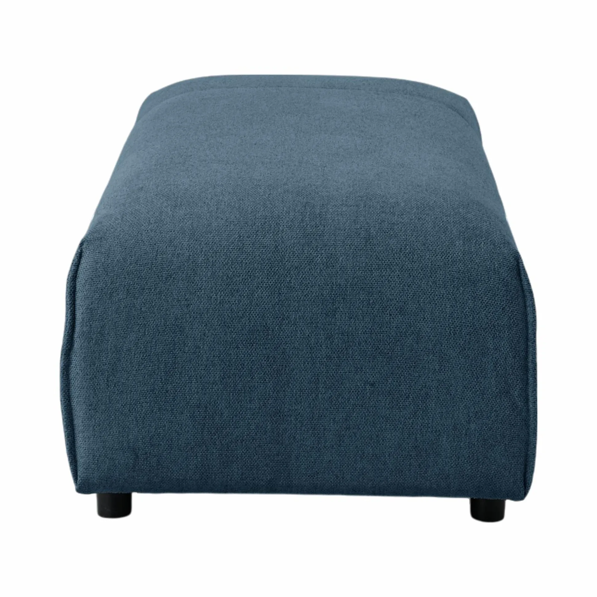 Pouf pour canapé modulable tissu Solal - Bleu