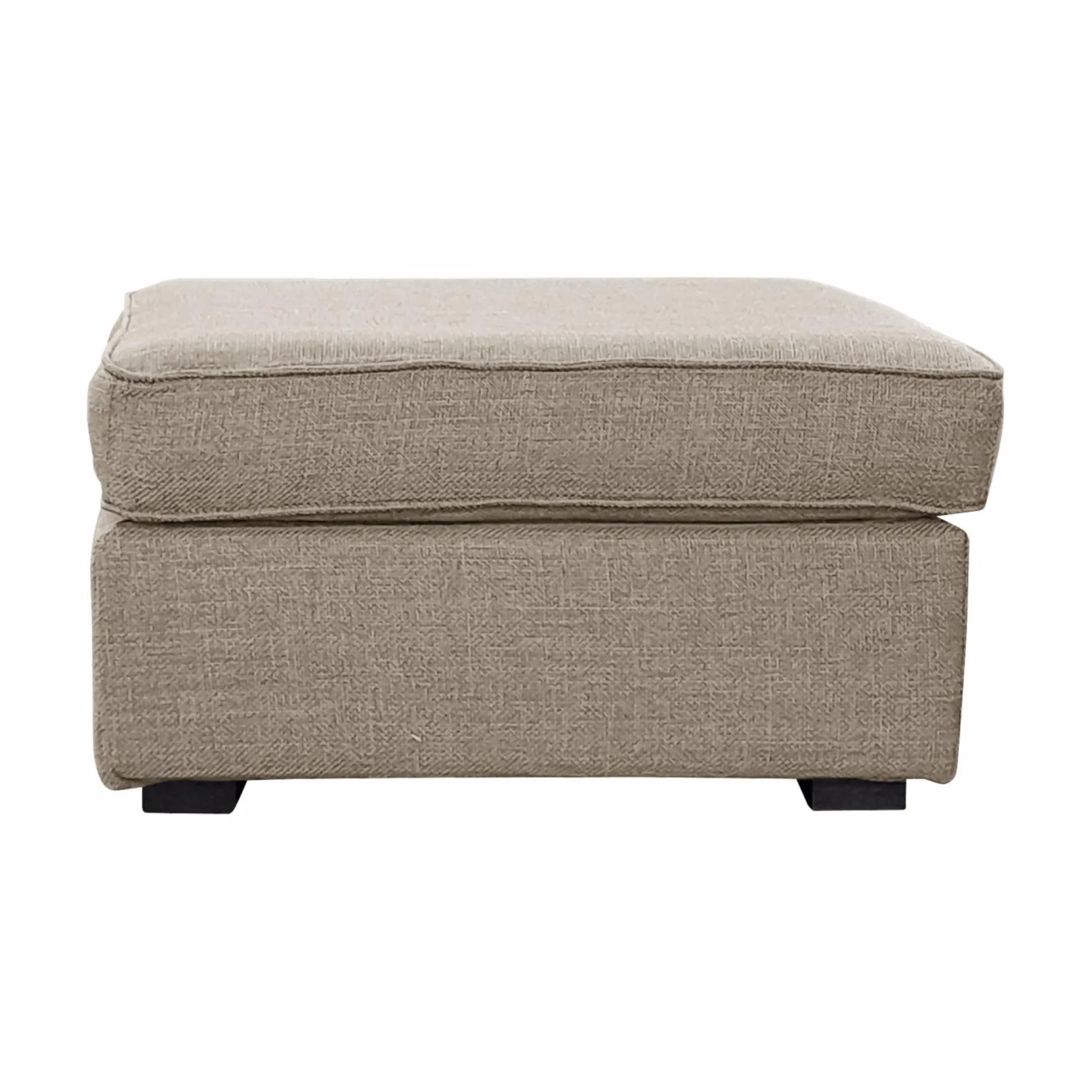 Pouf tissu déhoussable Marbella - Beige