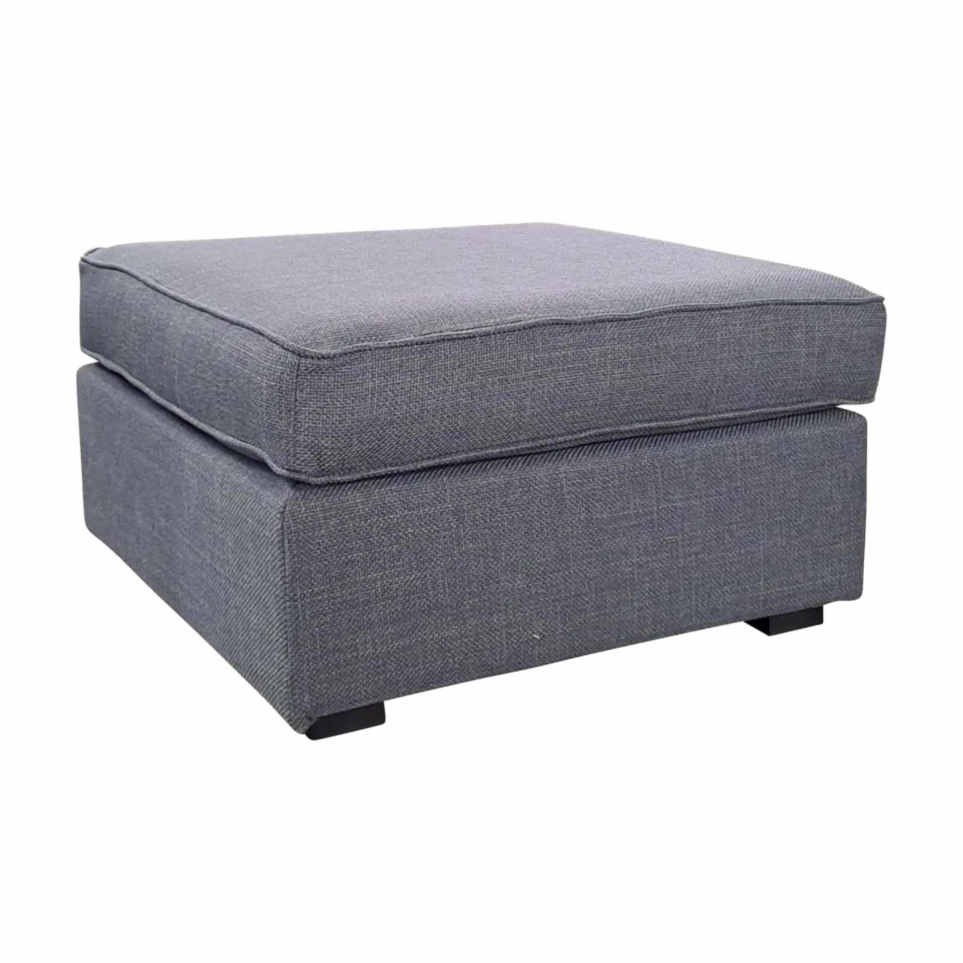 Pouf tissu déhoussable Marbella - Gris
