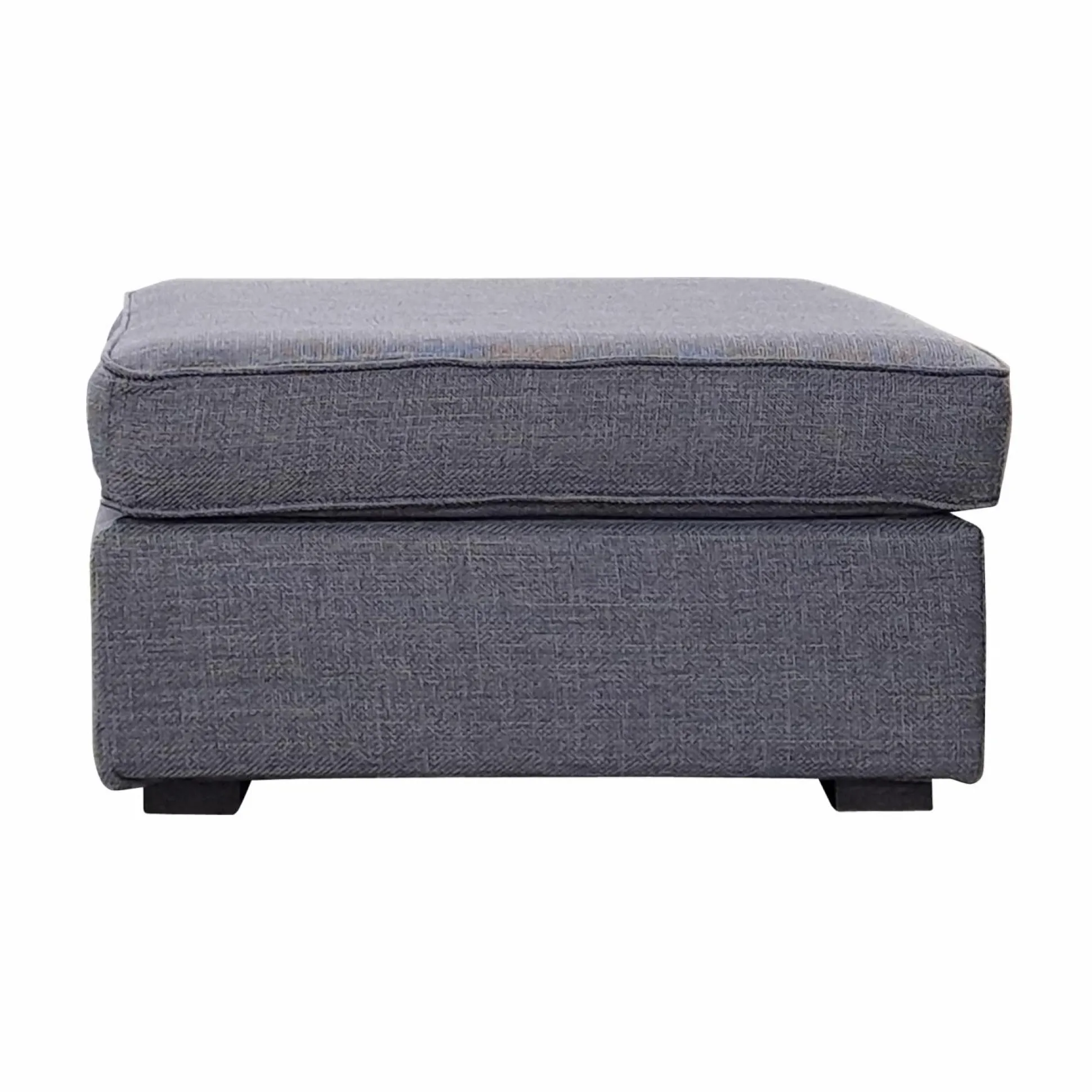 Pouf tissu déhoussable Marbella - Gris