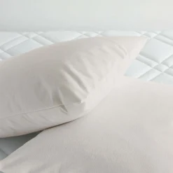 Protège oreiller molleton imperméable coton bio Issac - 60 x 60 cm