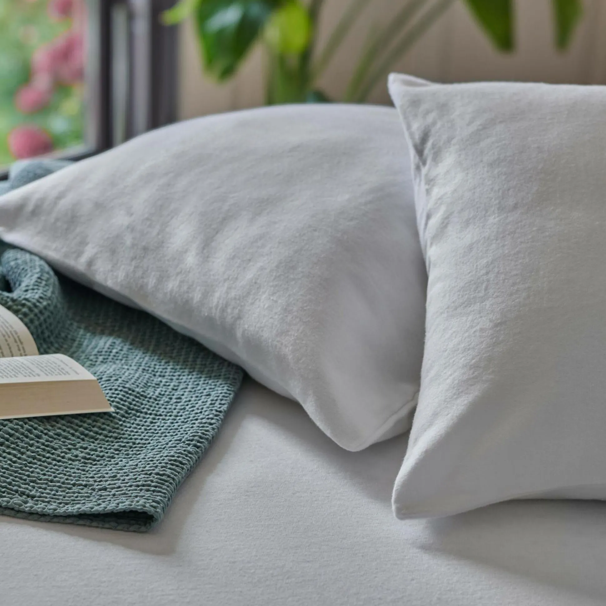 Protège oreiller molleton anti acariens et bactérien Anais - 50 x 70 cm