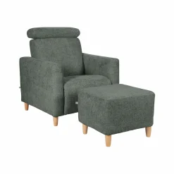 Repose pieds tissu Chambord - Lierre