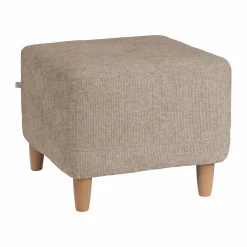 Repose pieds tissu Chambord - Beige