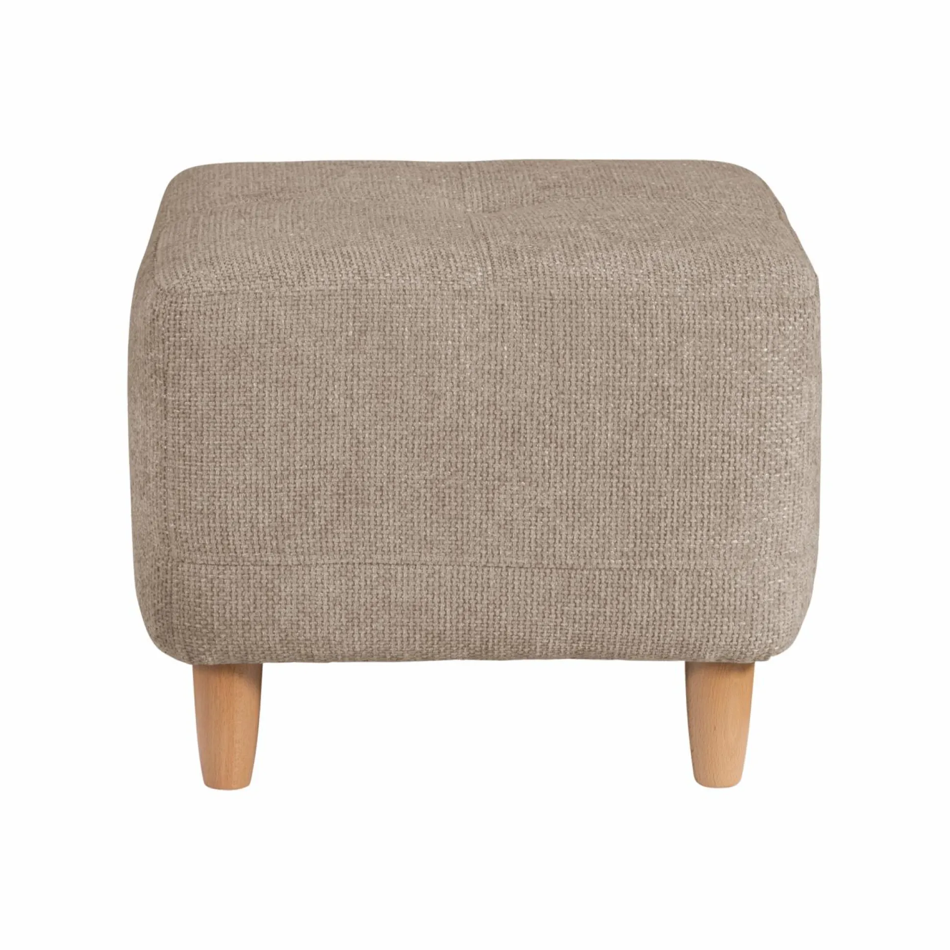 Repose pieds tissu Chambord - Beige