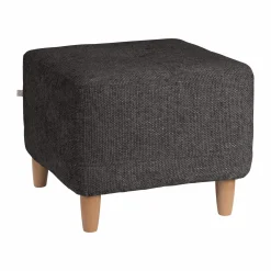 Repose pieds tissu Chambord - Noir