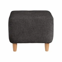 Repose pieds tissu Chambord - Noir