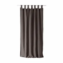 Rideau à pattes gaze de coton Cybelle - Taupe