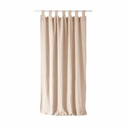 Rideau à pattes gaze de coton Cybelle - Naturel
