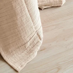 Rideau à pattes gaze de coton Cybelle - Naturel