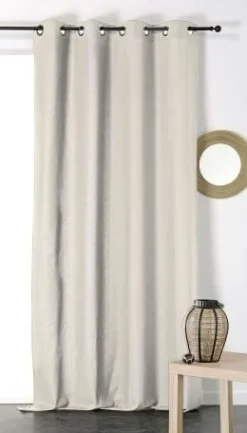 Rideau coton lin Loïs - Lin - 135 x 260 cm
