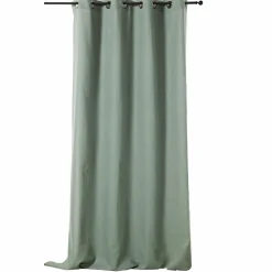 Rideau coton lin Loïs - Vert d'eau - 135 x 260 cm