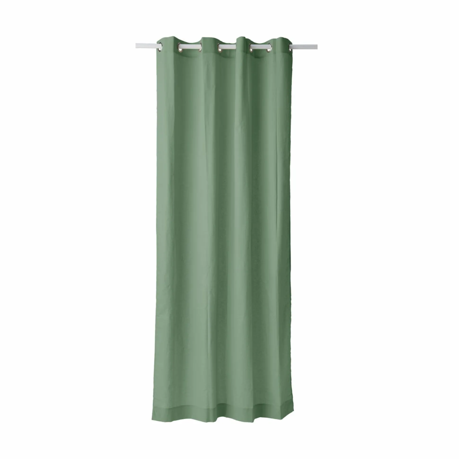 Rideau coton lin Valentine - Vert Amande