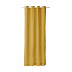 Rideau coton lin Valentine - Curry